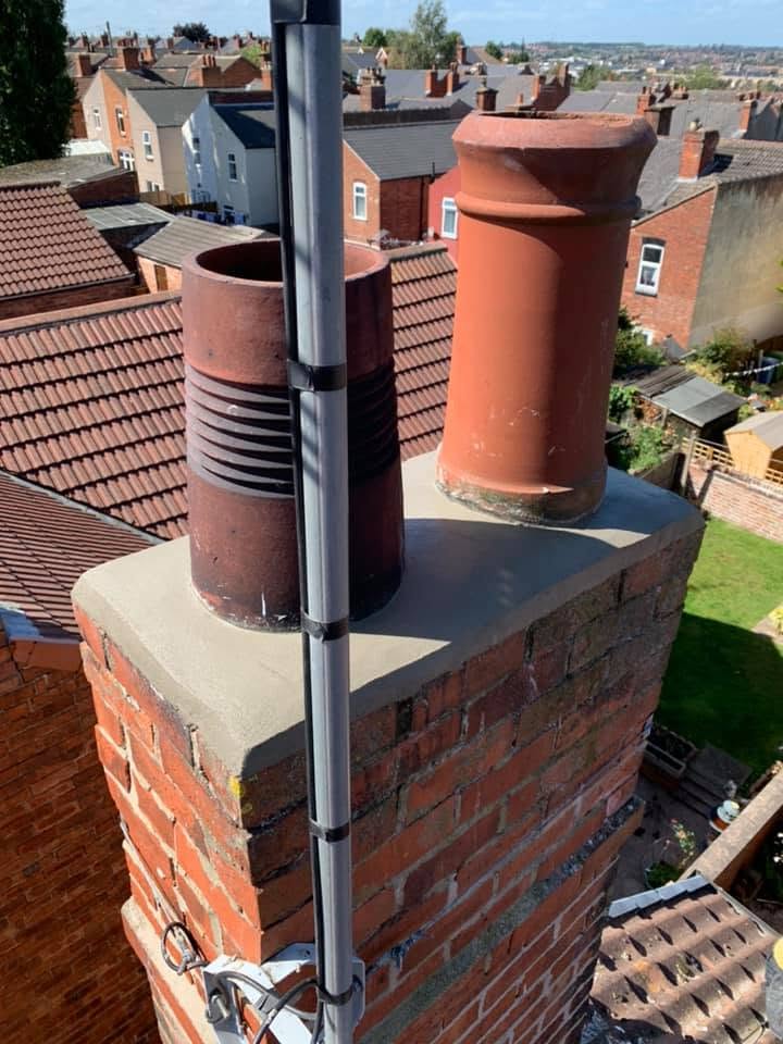 Marlite chimney pot renewal