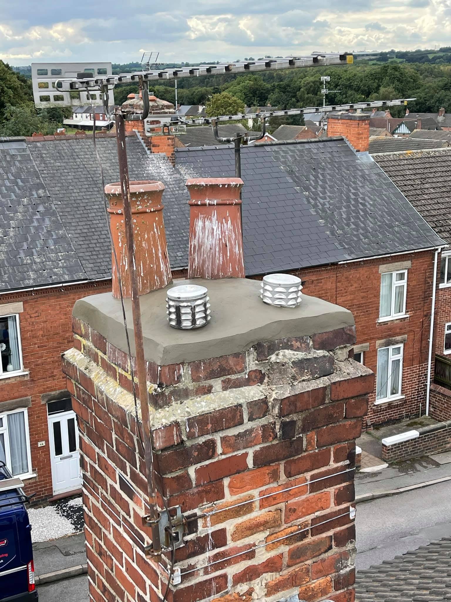 Chimney repair and rebuild